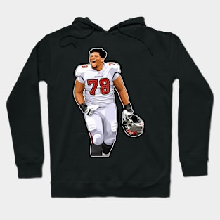 Tristan Wirfs #79 Celebrates Hoodie